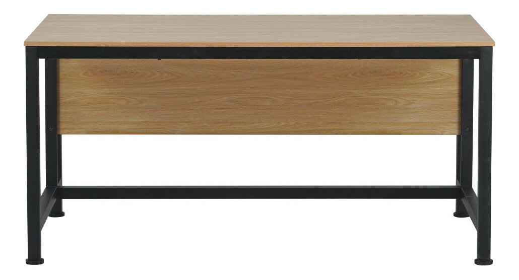 Písací stôl 150x80 cm Kilia (dub + čierna)