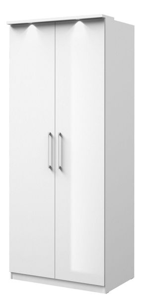 Dulap Centaury Tip 18 (alb + alb lucios)