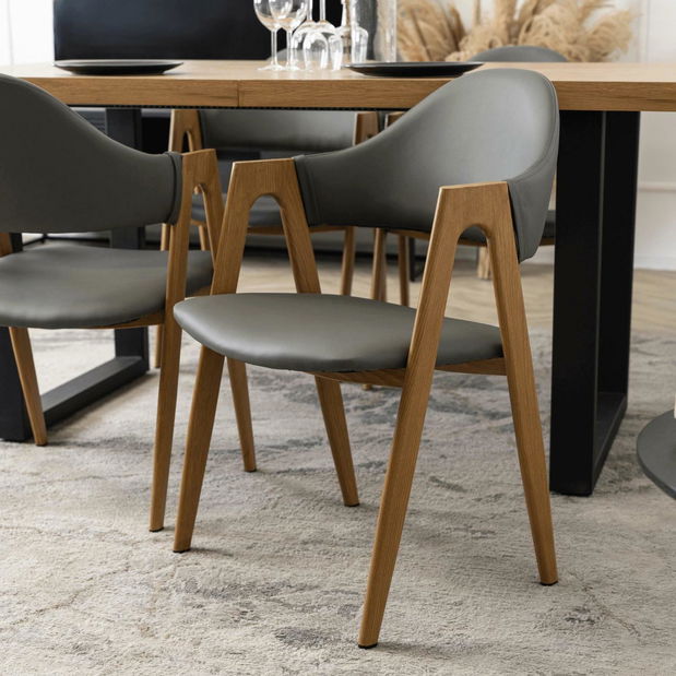 Scaun sufragerie Walsh (gri) 