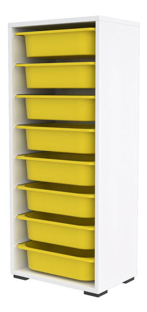 Organizator jucării Dremonka 4 (alb + galben)
