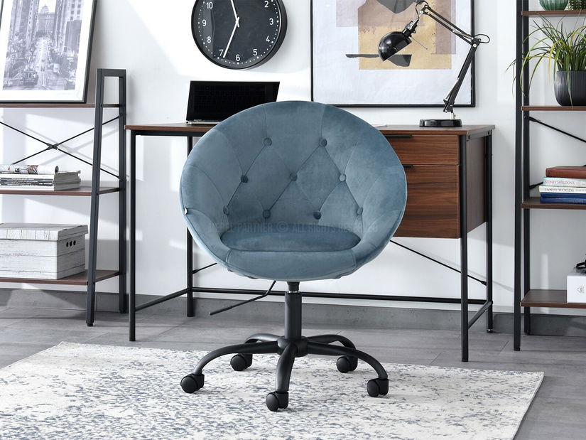 Fotoliu Lush 4 (albastru + negru)