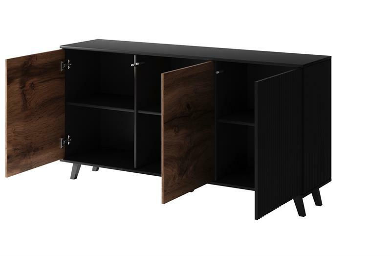 Szekrény Ranae KM1 (wotan tölgy + fekete)