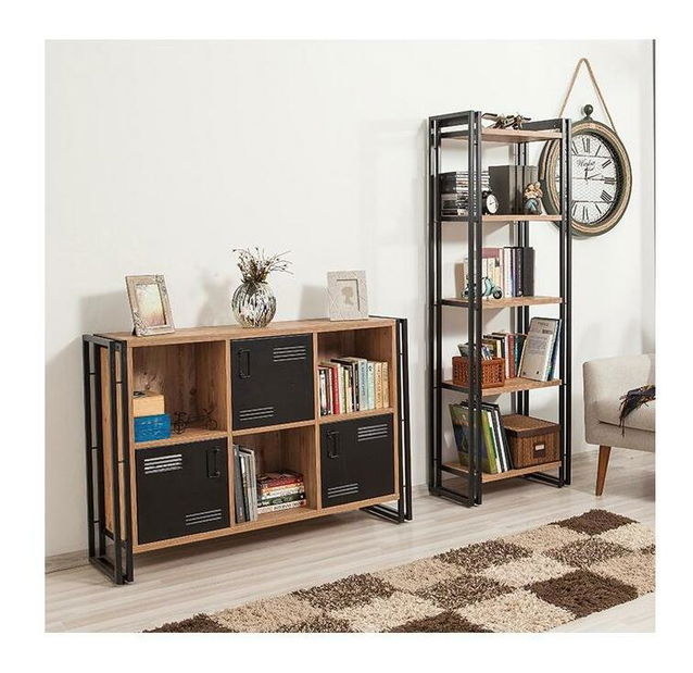 Súprava nábytku do obývacej izby Cosmoletta (borovica atlantická + čierna)