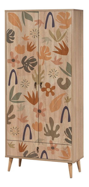 Ruhásszekrény Cettelona (sokszínű)