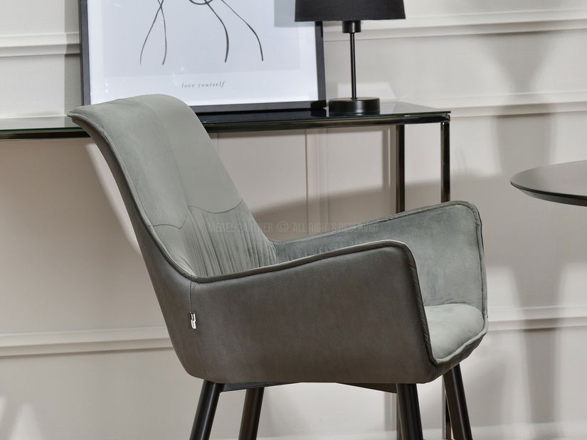 Stolica Maurizius (siva + crna)