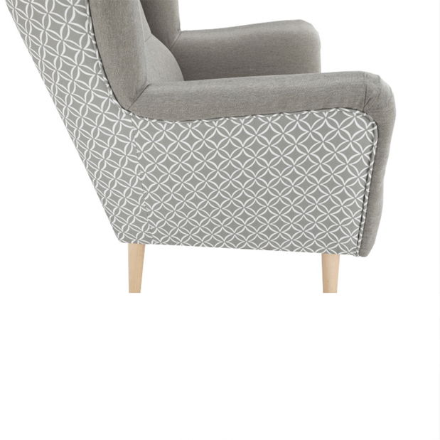 Fotoliu cu urechi Bander (capuccino)