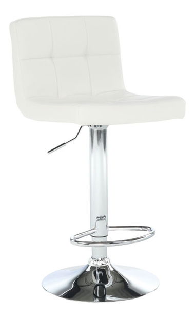 Scaun tip bar Kaisa (alb)