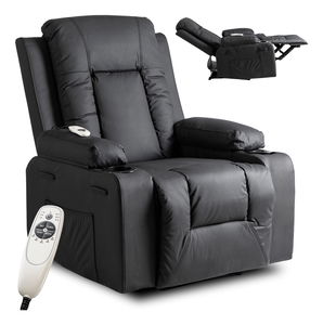 Fotelja za masažu Banesto (crna eko koža) 