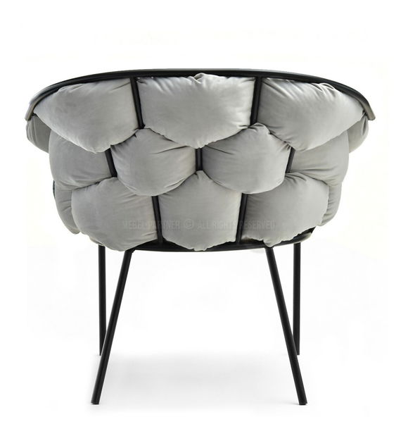 Relax fotel Piplio (szürke + fekete)