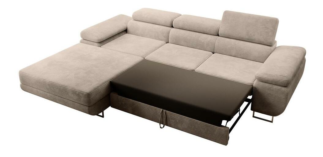 Colțar Grande (S) (bej închis + crom)