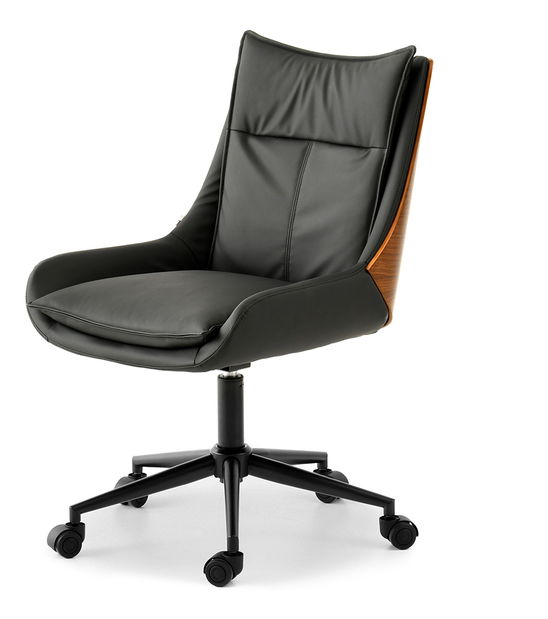 Stolica Lola (tamni orah + crna)