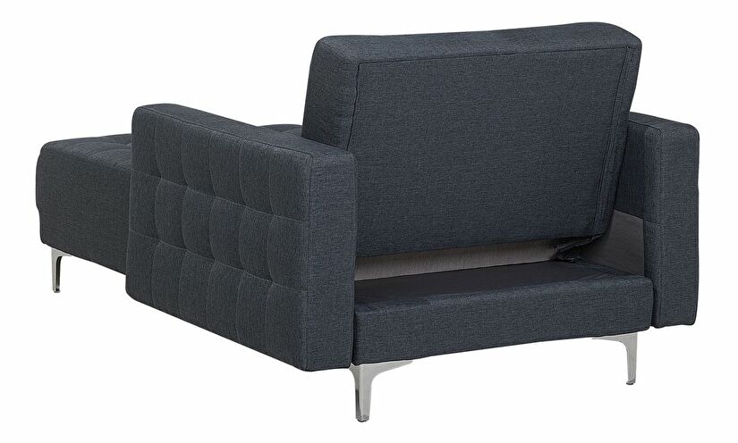 Fotoliu șezlong relaxare ABERLADY (textil) (gri)