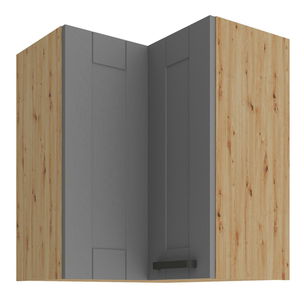 Gornji kutni kuhinjski ormarić Lucid 60x60 GN-72 2F (90°) (korpus: hrast artisan + front: mdf dustgrey)