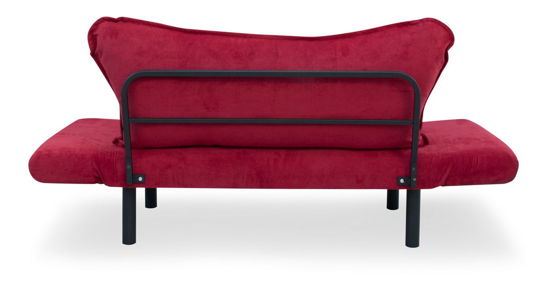 Canapea extensibilă 2-locuri Chatty (bordo)