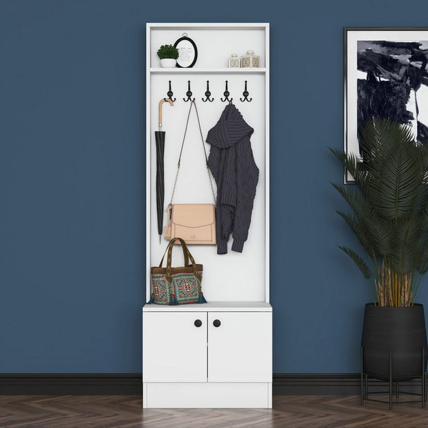 Set mobilier hol Montorio (alb)