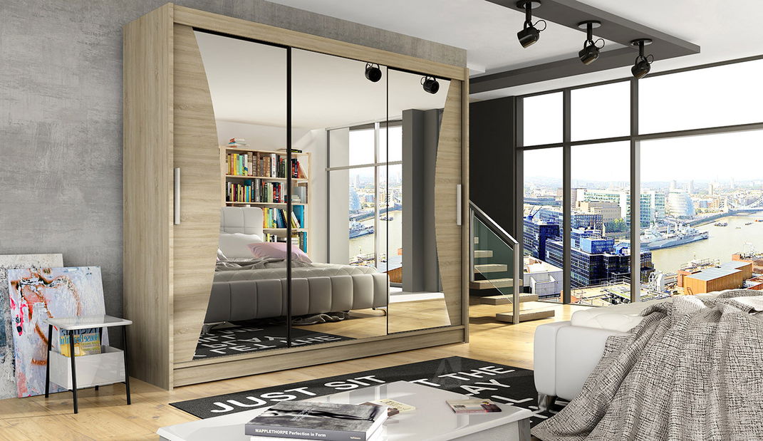 Ruhásszekrény Alesia (sonoma tölgy)