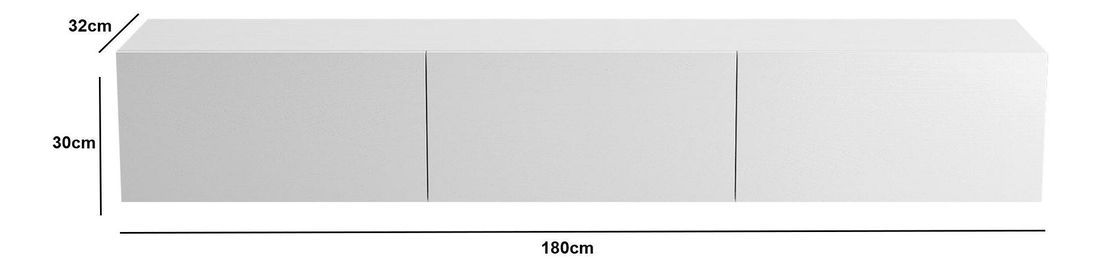 TV stolík/skrinka Franc 8 (biela)