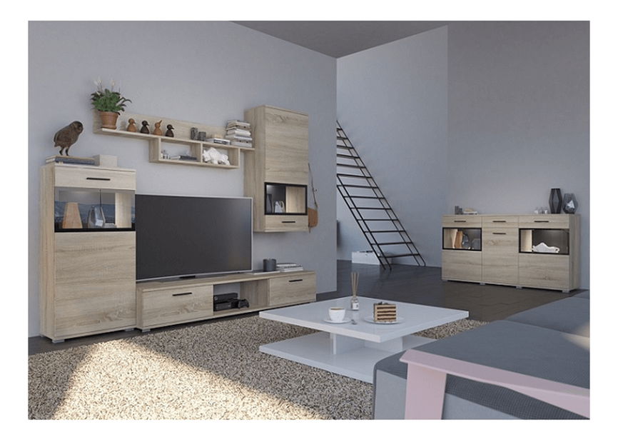 Set za dnevni boravak Breal (hrast sonoma)