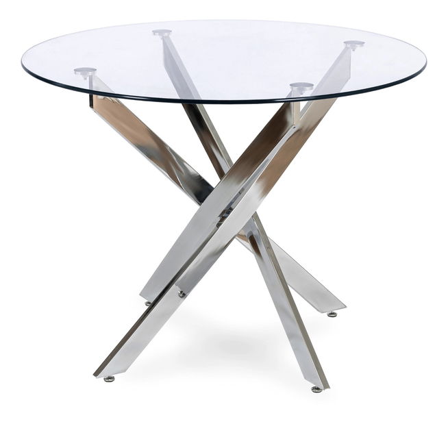 Jedálenský stôl Supremas 2 (chrómová) (pre 4 osoby)