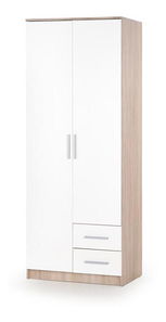 Šatníková skriňa Lappa (biela + dub sonoma