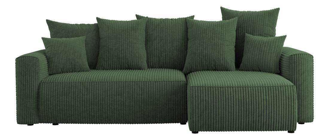 Sarokkanapé Denia (J) (sötétzöld)