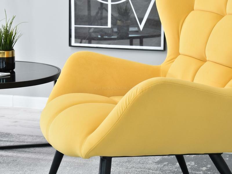 Kreslo Kikino (žltá + čierna)