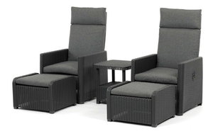 Záhradná zostava Lautro (sivá)