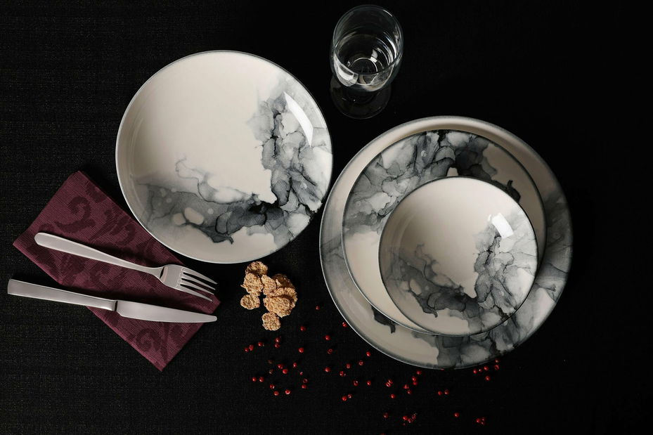 Set sufragerie (24 buc) Garbo (multicolor) *vânzare stoc