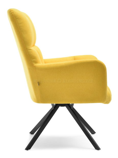 Kreslo Kikino X (žltá + čierna)