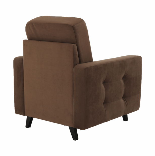 Relaxačné kreslo Merina (hnedá + wenge)