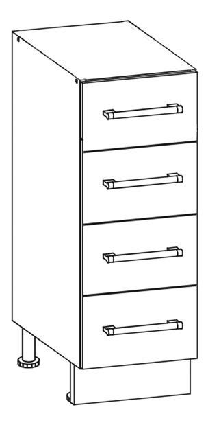Dolná kuchynská skrinka Ryan RI12-D40S4