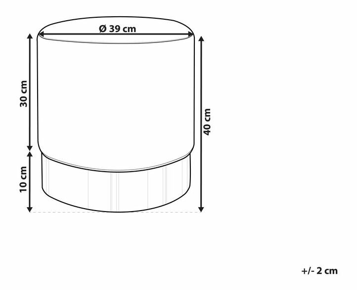 Taburetka Sonsonate (čierna)