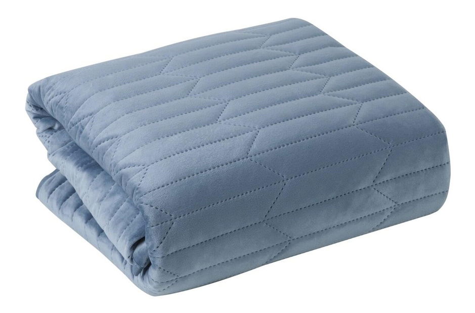 Prehoz na posteľ 240x220 cm SOFIA (nebeská modrá)