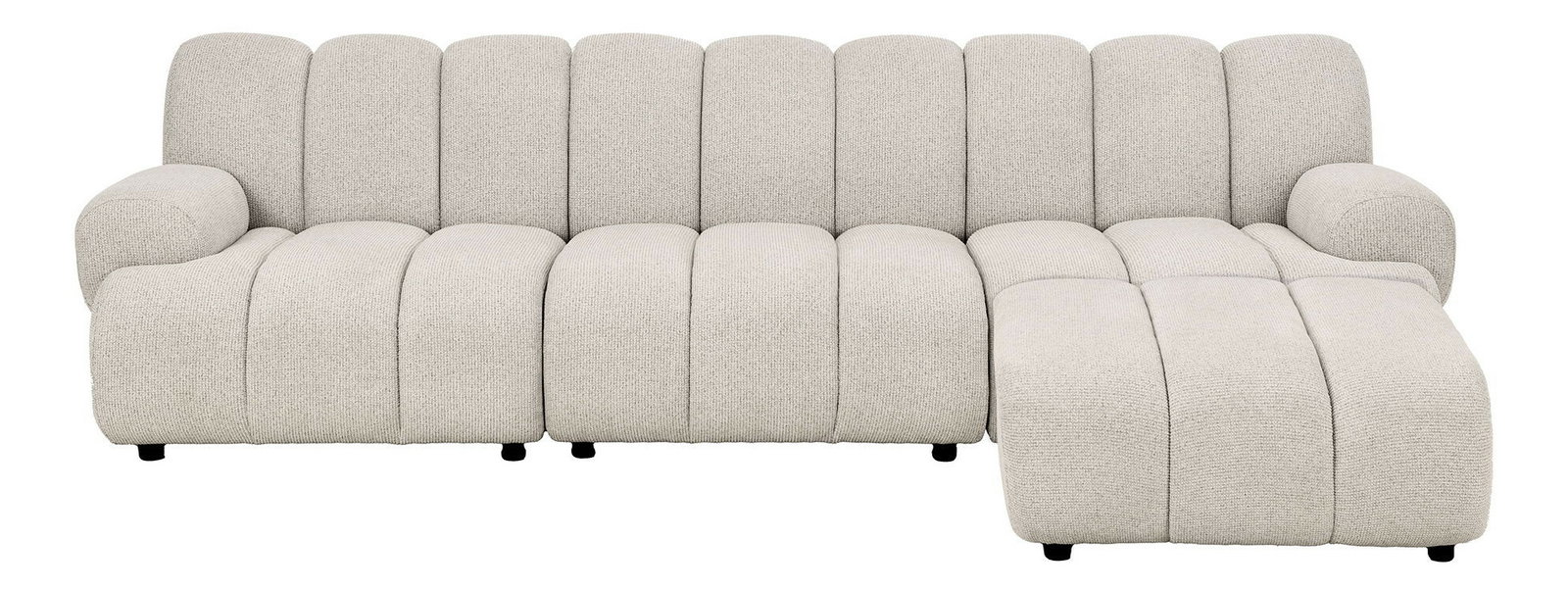 Canapea modulară de colț (D) Tessalia 3P (nisip)