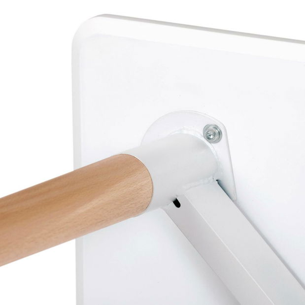 Masă sufragerie Desmochada (alb) (pentru 4 persoane)