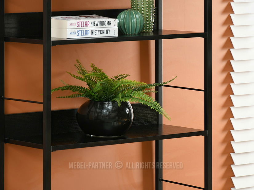 Regál Luca (fekete fa + fekete)