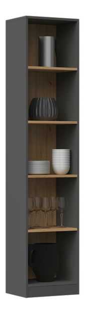 Regál Refarencios 2 (antracit + artisan tölgy)