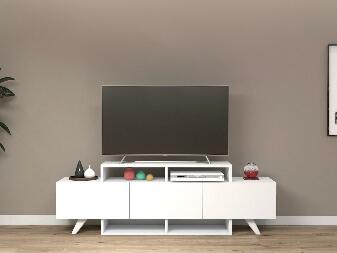 TV asztal/szekrény Duvabu (fehér) 