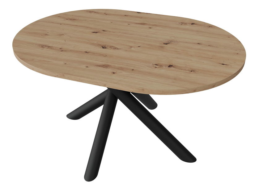 Oválny jedálenský stôl Ossla (dub artisan)