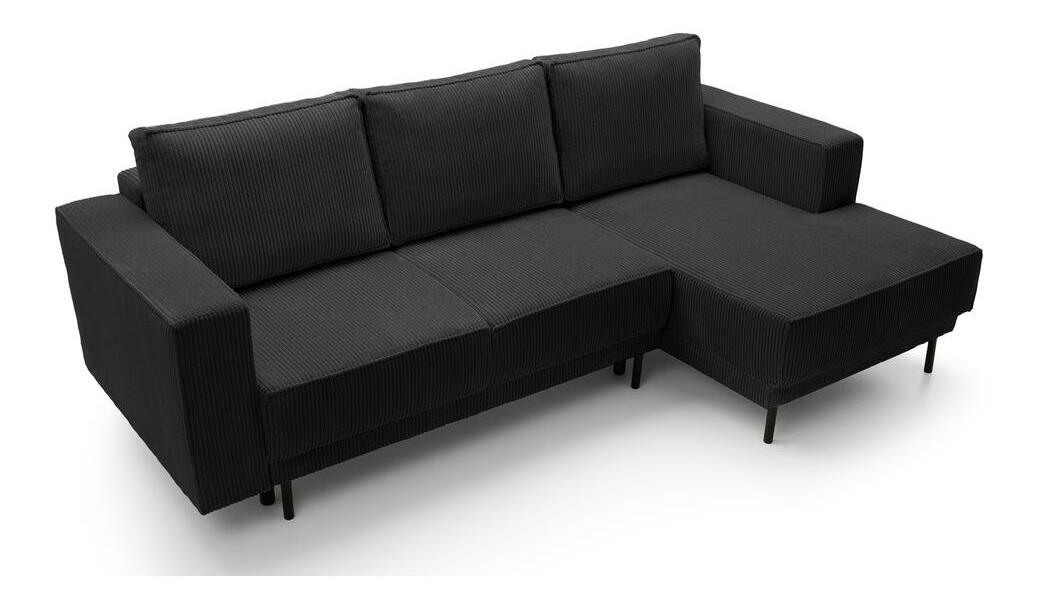 Colțar Rodriguez mini (D) (negru + negru)