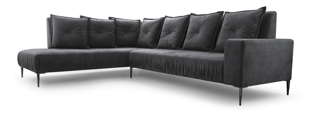 Kutna garnitura Romain (grafit) (L)