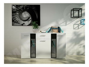 Komoda Fletcher (bijela) (LED rasvjeta) *Rasprodaja