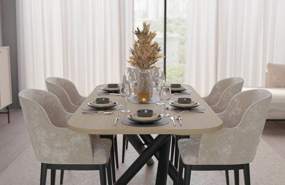 Jedálenský stôl Ossla (dub lindberg)