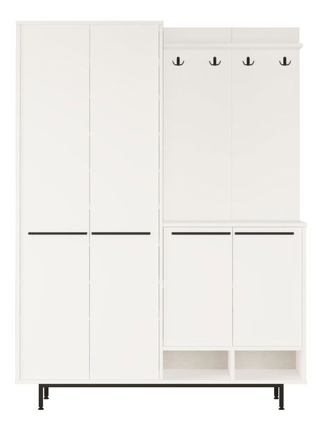 Set za predsoblje Opuntia 1 (bijela)