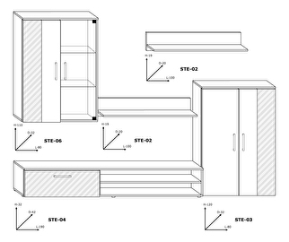 Mobilier living Sybil 8