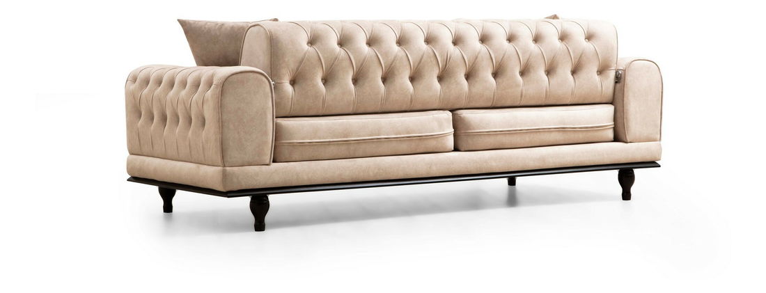 Canapea trei locuri Alfredo (Bej)