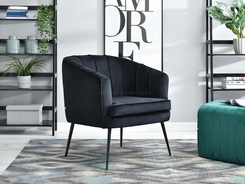 Fotelja Etimee F (crna)