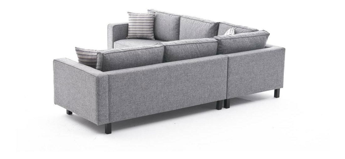 Sarokkanapé Kalen 2 (szürke + fekete)