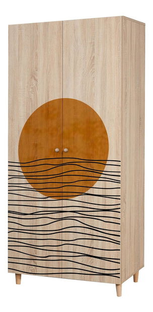 Ruhásszekrény Lydie 974 (szonoma tölgy)