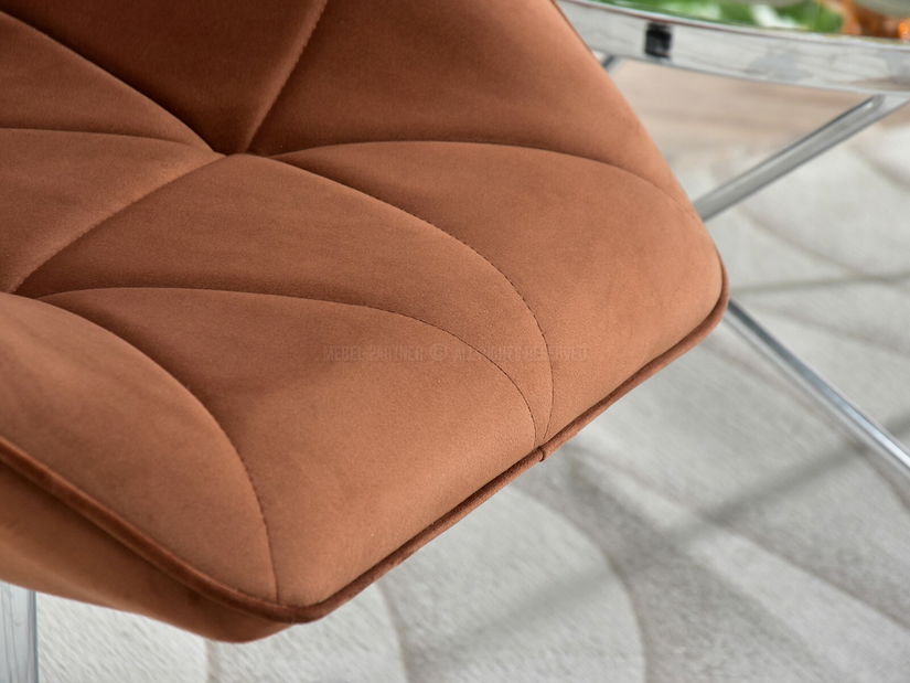 Fotoliu Velma S (cupru + crom)